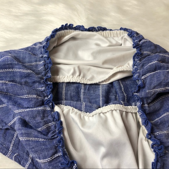 🌞Charlotte Russe Striped Tube Top - Picture 4 of 5